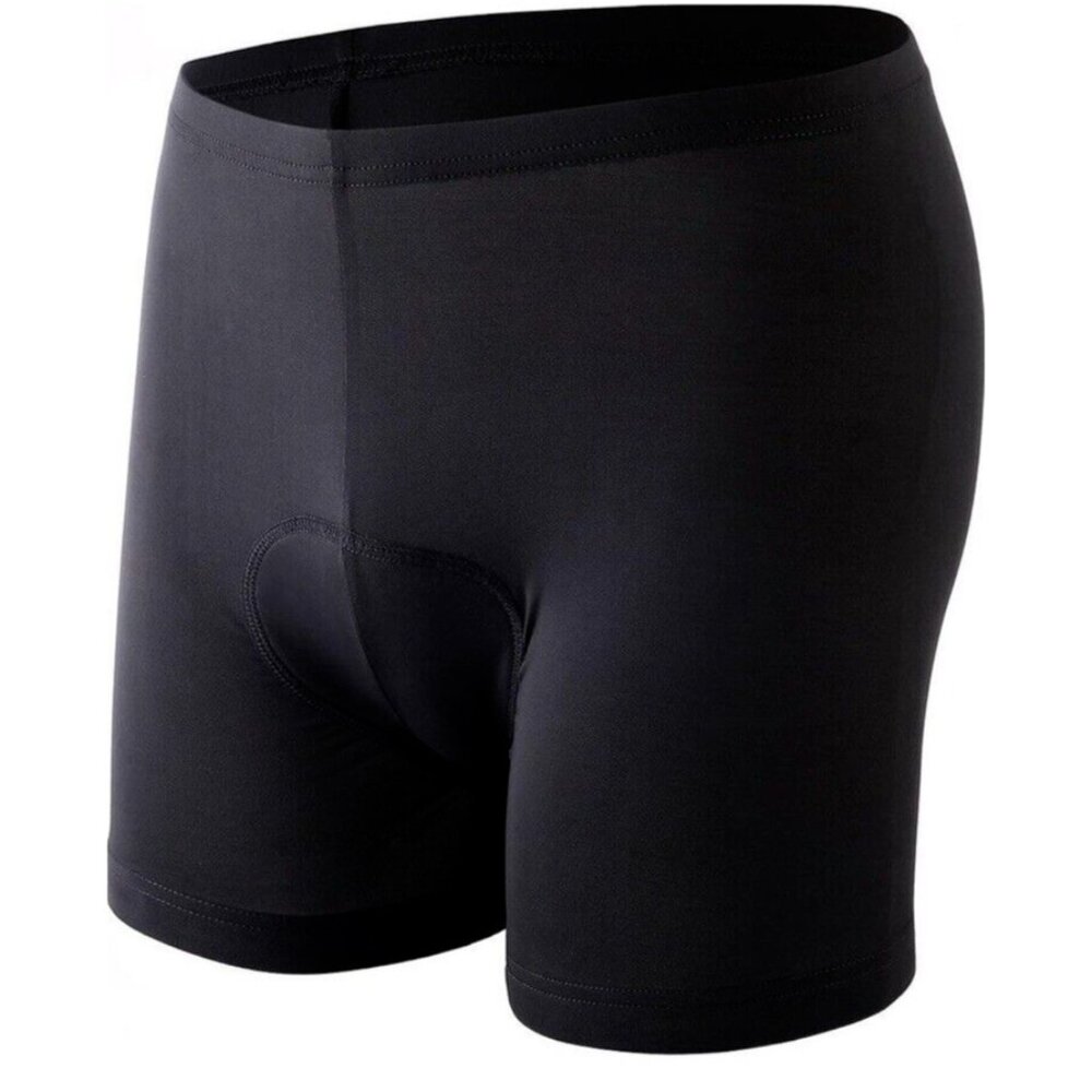 Mens Bicycle Shorts Padded Cup Bottom Biking Underwear Breathable Absorbent XXL